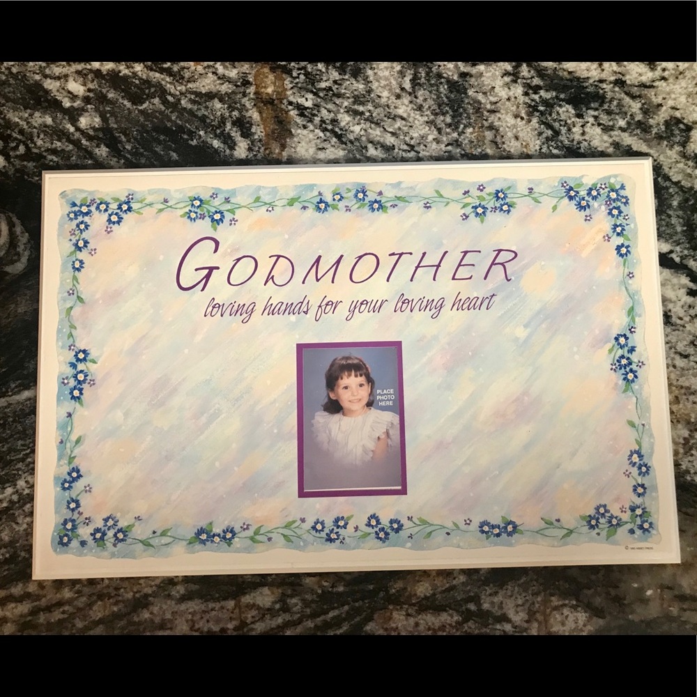 NEW!! Handprints for Godmother- Great Gift!